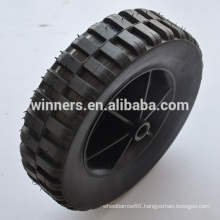 8x2.125 plastic rubber wheel for sand trolley